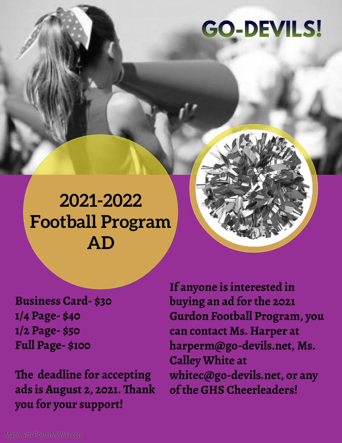 Football Program Ads