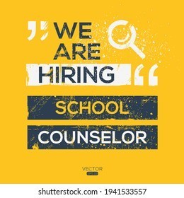 school counselor ad